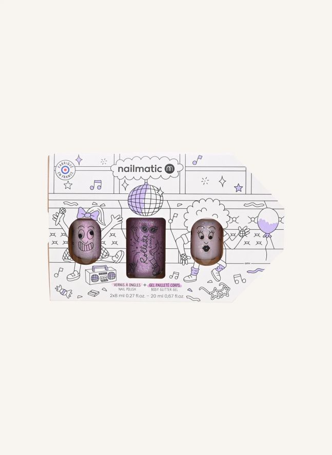 Duo de vernis et body rollette Bus Party | 	Lilas