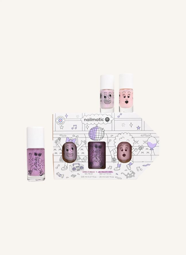 Duo de vernis et body rollette Bus Party | 	Lilas
