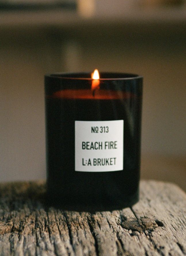 Bougie parfumée Beach Fire - 260g | Non teinté
