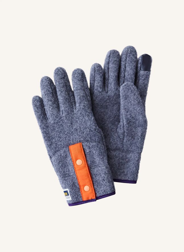 Eco gloves Recycled wool | Charcoal