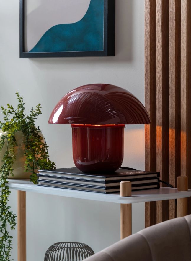 Lampe à poser Fat Mushroom | Bordeaux