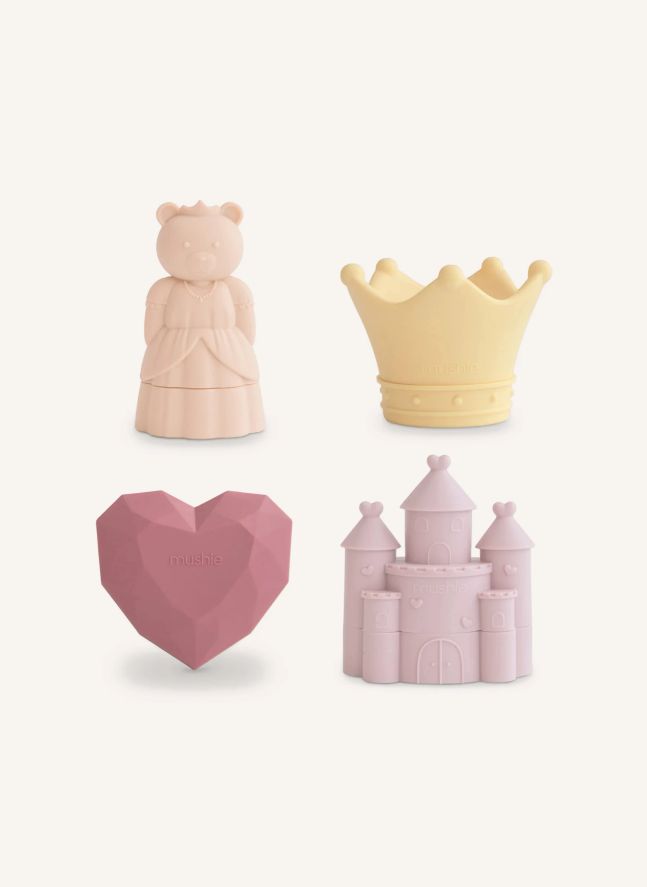 Princess bath toys - Set of 4 | Pink