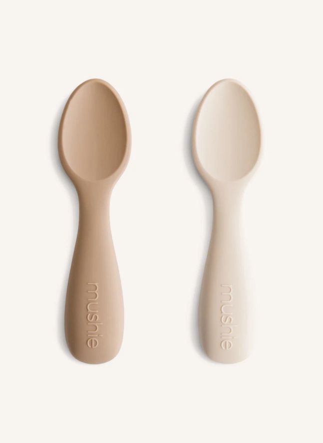 Silicone training cutlery | Beige