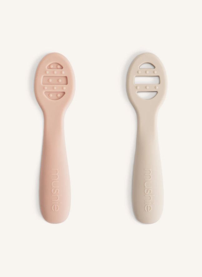 Cuillères bébé en silicone | Blush