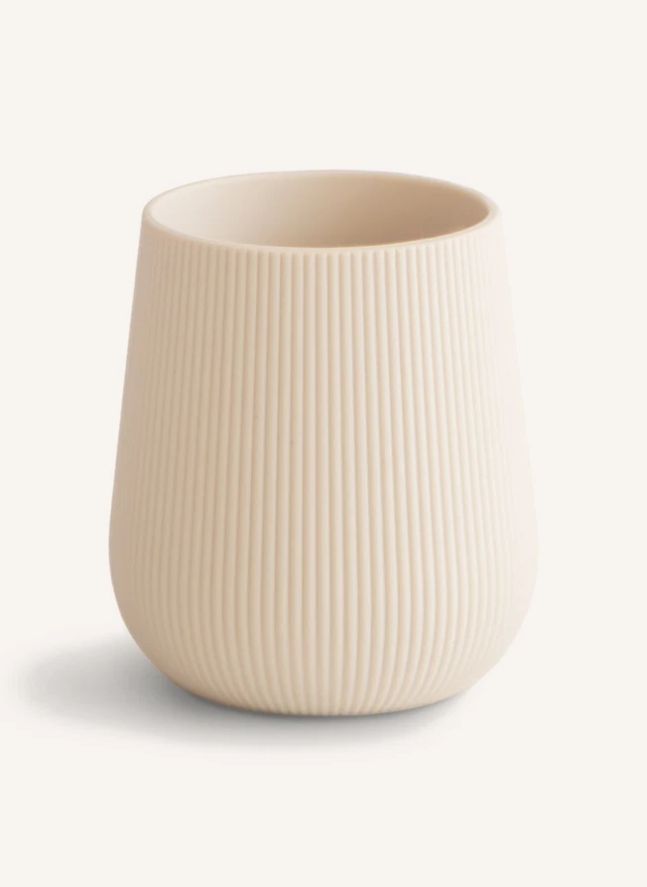 Gobelet bébé en silicone | Beige