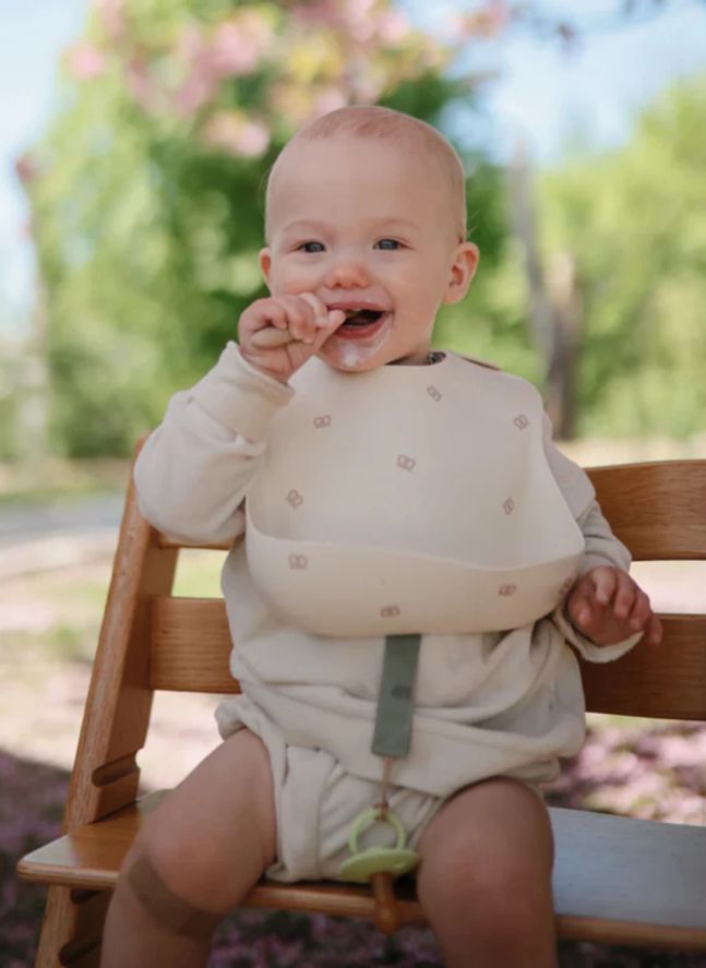 Silicone bib | Beige