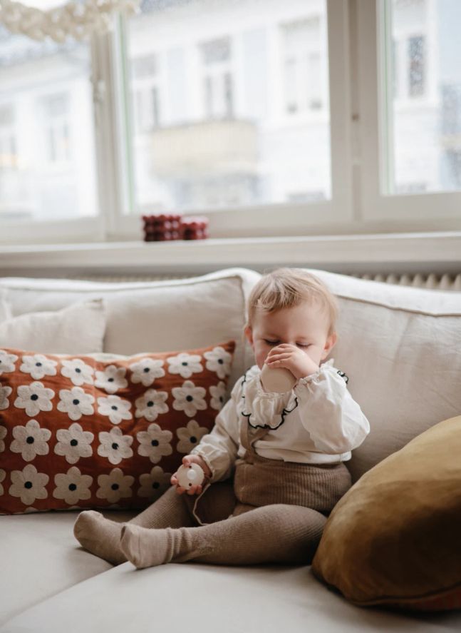 Gobelet bébé en silicone | Beige