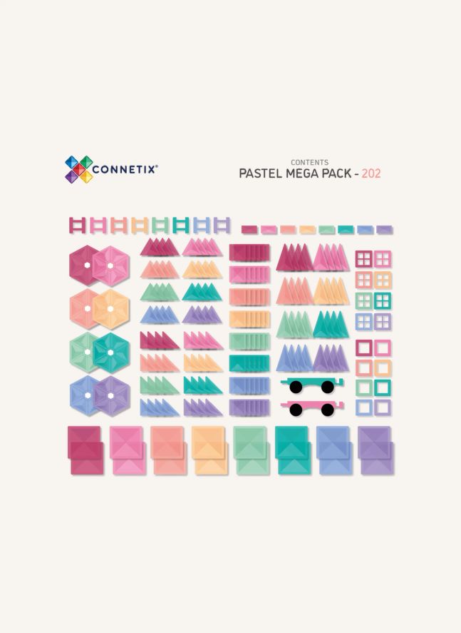 Mega pack - 202 pieces | Pastel