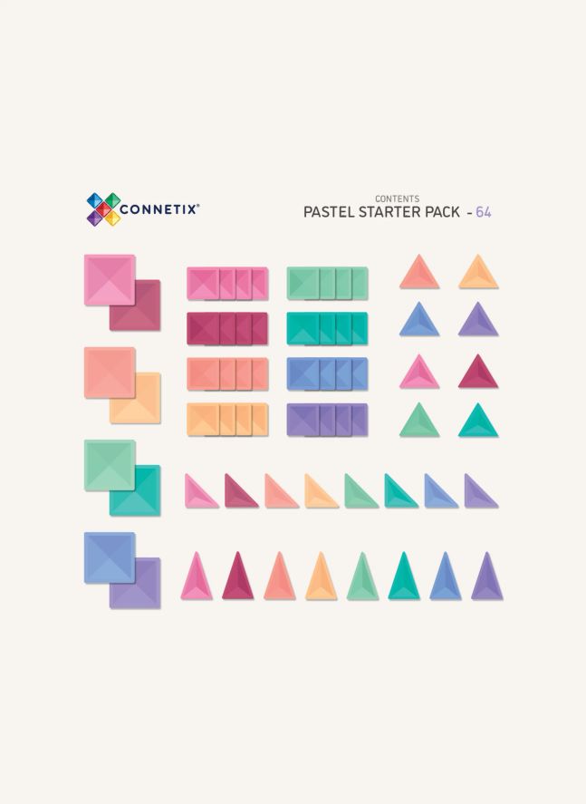 Starter pack - 64 pieces | Pastel