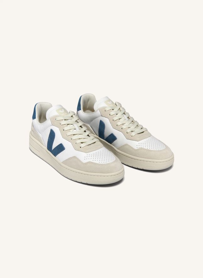 Baskets V-90 O.T. Leather | Bleu