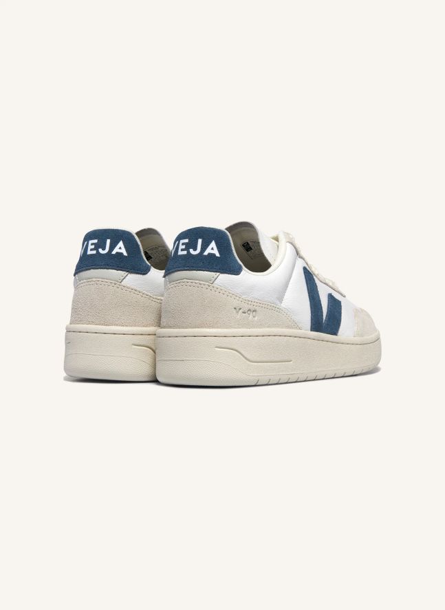 Baskets V-90 O.T. Leather | Bleu