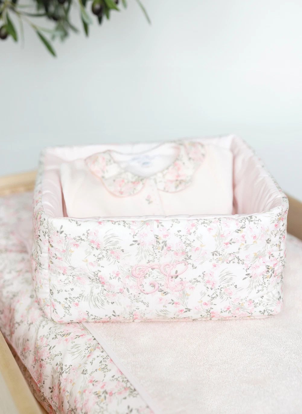 Cesta Jardín de invierno | Rosa- Imagen del producto n°1