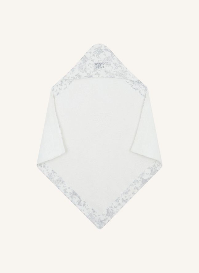 Cape de bain Toile de Jouy | Gris