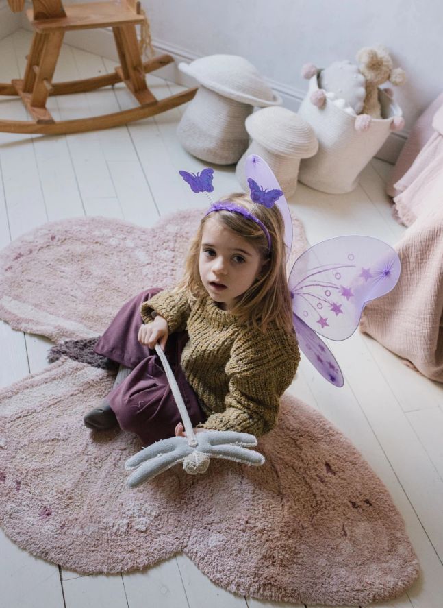 Tapis Papillon | Rose