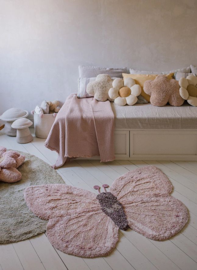 Tapis Papillon | Rose