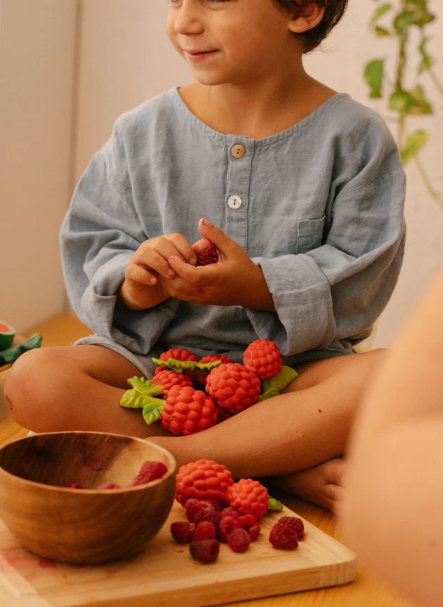 Anneau de dentition Valery la framboise