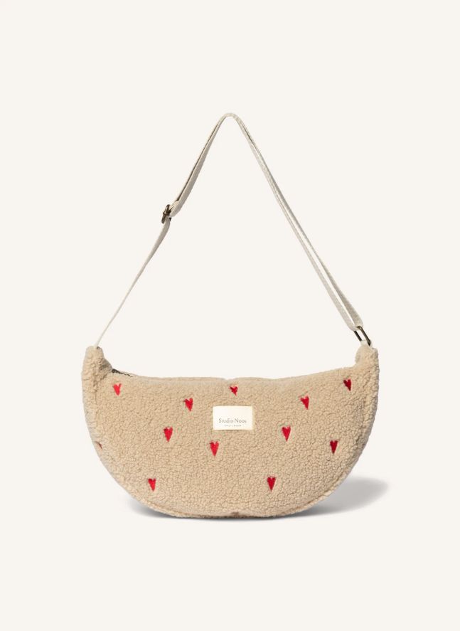 Sac banane Hearts | Ecru