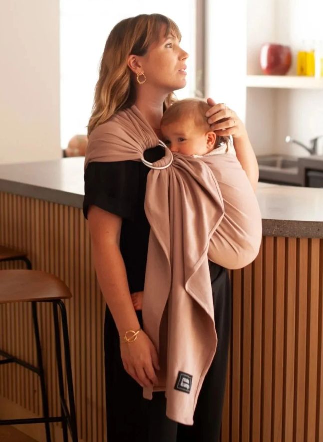 Organic Cotton Baby Sling | Terracotta