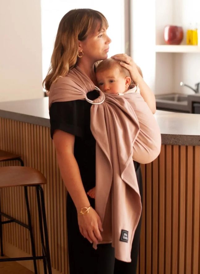 Organic Cotton Baby Sling | Terracotta