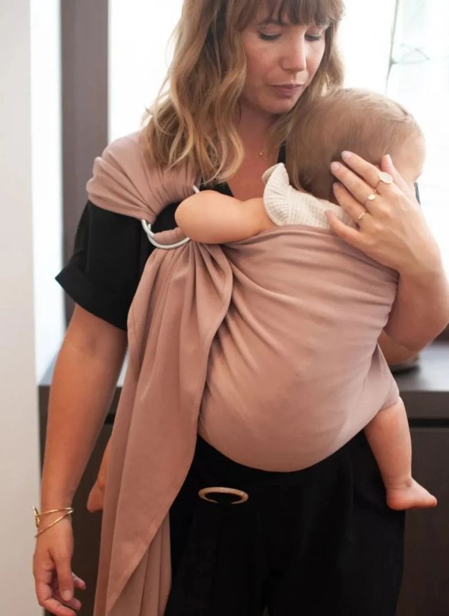 Organic Cotton Baby Sling | Terracotta