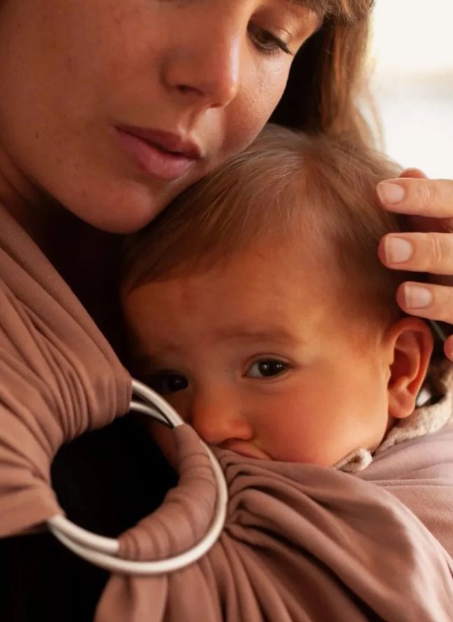 Organic Cotton Baby Sling | Terracotta
