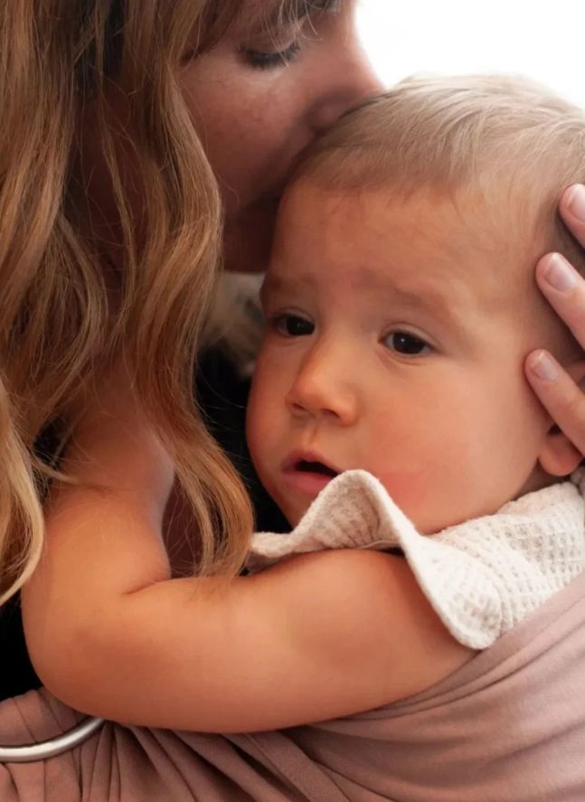 Organic Cotton Baby Sling | Terracotta