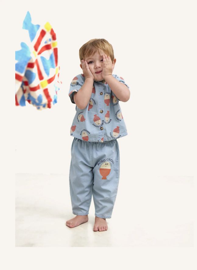 Chemise Bobo Denim Léger | Bleu