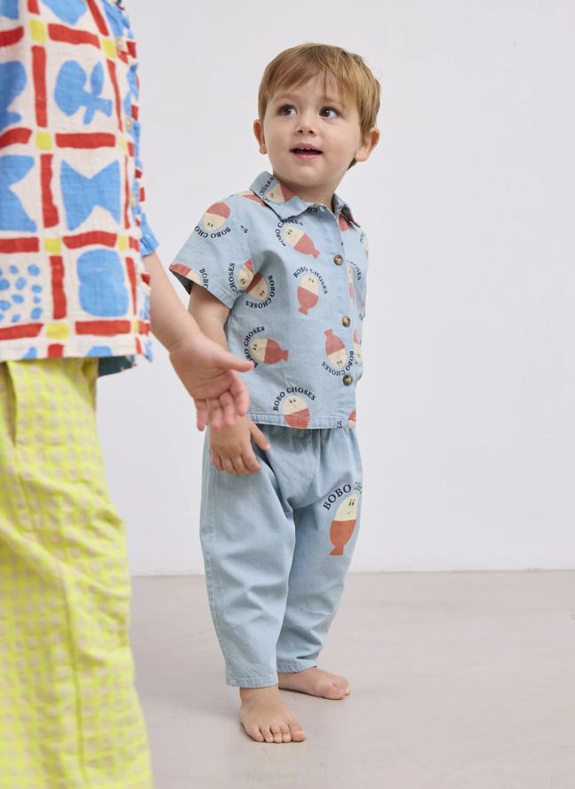 Chemise Bobo Denim Léger | Bleu