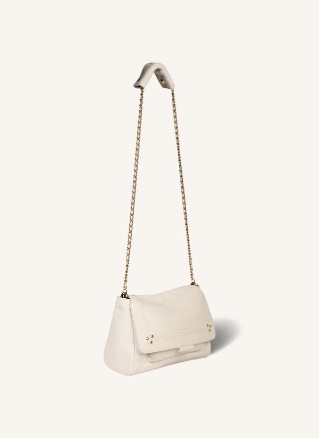 Sac Lulu M Chèvre Grainé | Ecru
