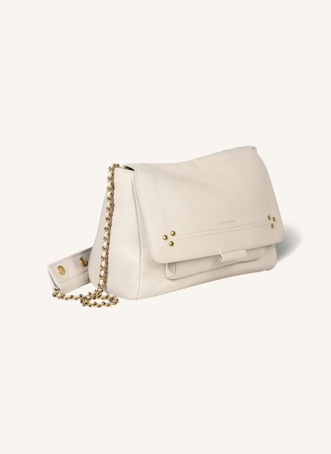 Sac Lulu M Chèvre Grainé | Ecru