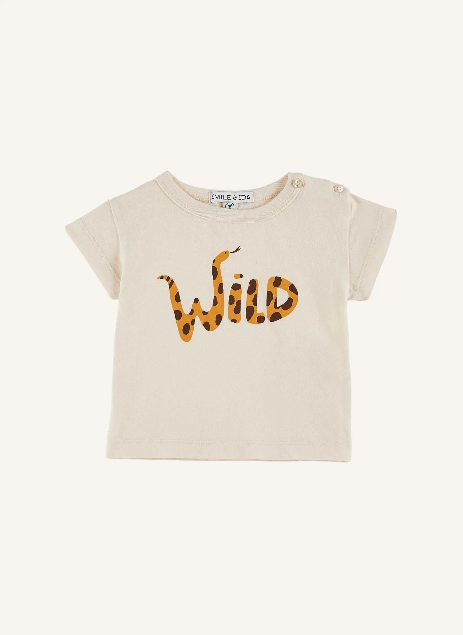 T-Shirt Wild Coton Bio | Crème- Image produit n°0