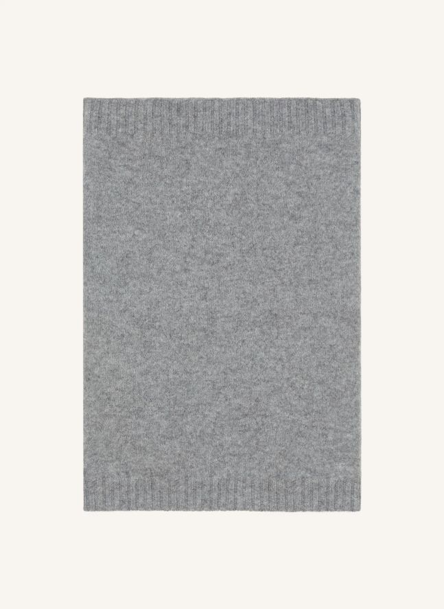Virgin wool snood | Dark grey