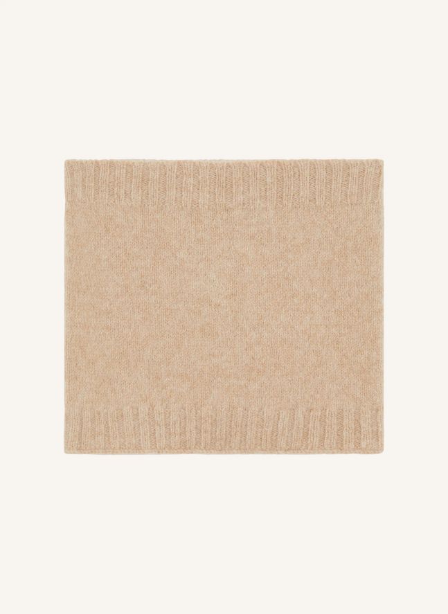 Virgin wool snood | Heather beige