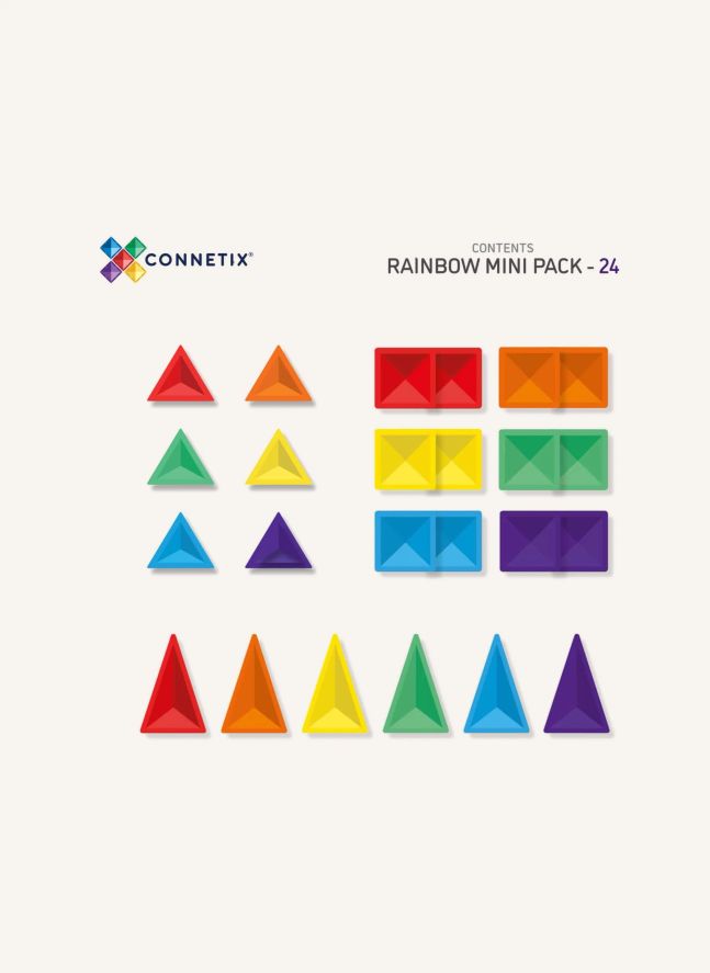 Mini pack - 24 pieces | Rainbow