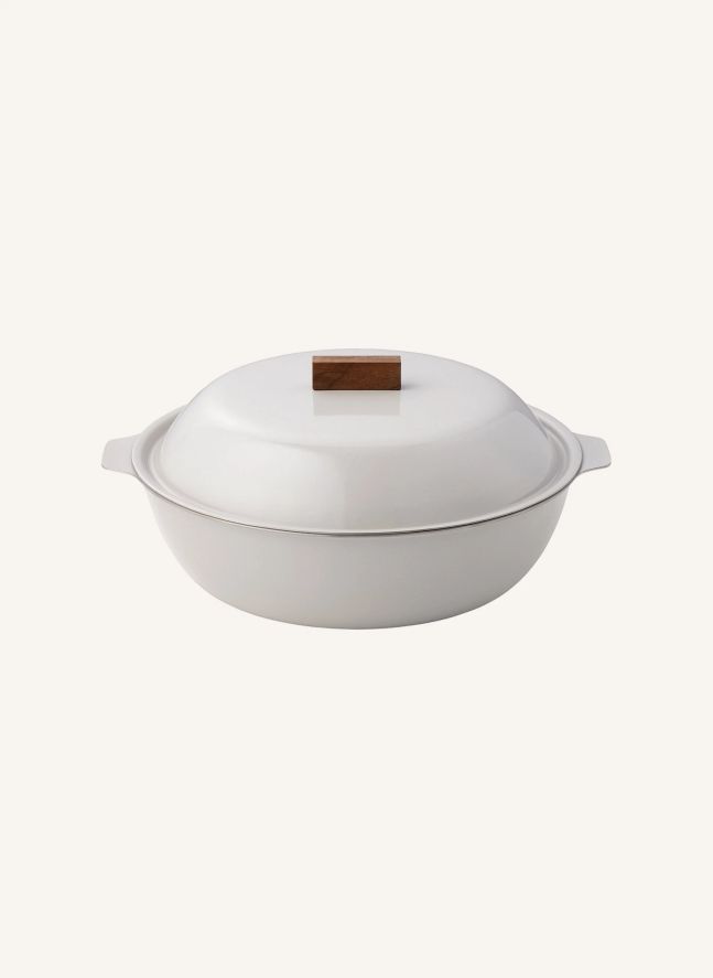 Kakomi enamel casserole | Ivory