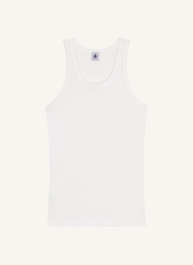 Organic cotton tank top | White