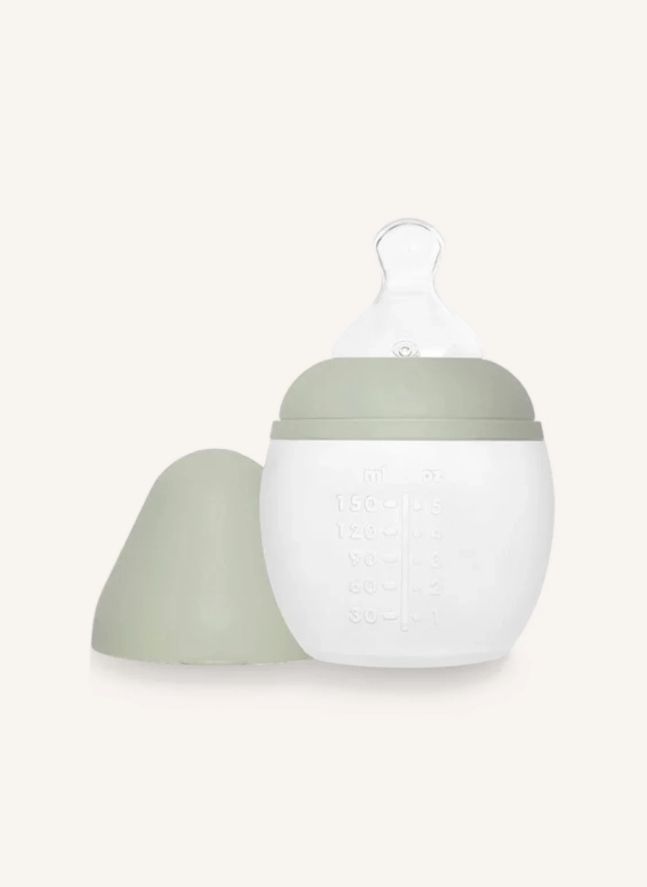Biberon en silicone médical et tétine physiologique | Sauge