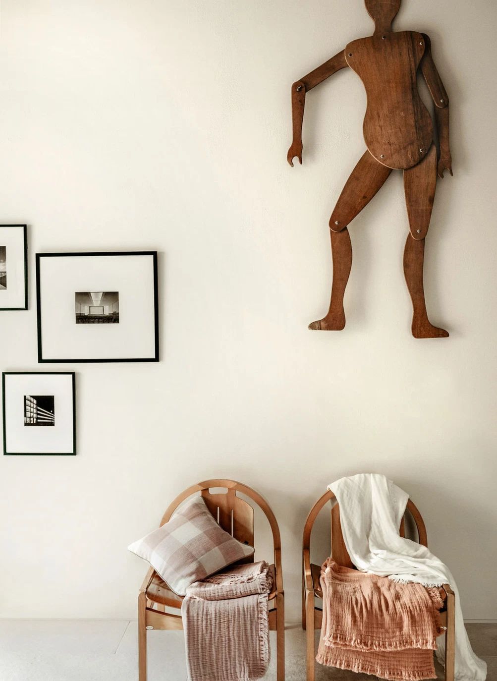 Couvre-lit en voile de coton Vanly | Ivoire- Image produit n°1