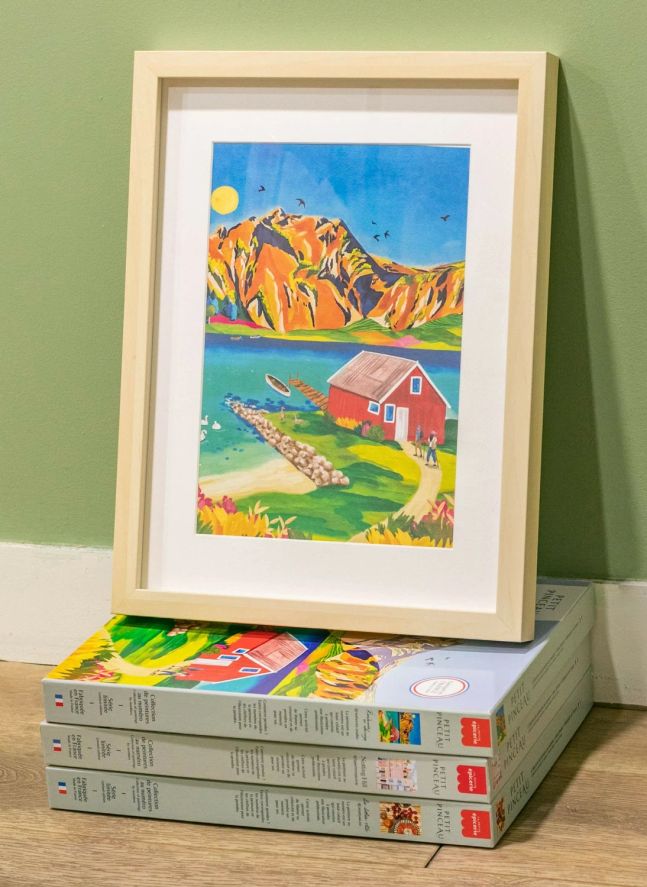 Kit de peinture au numéro - Norvège par Nolwenn Studio