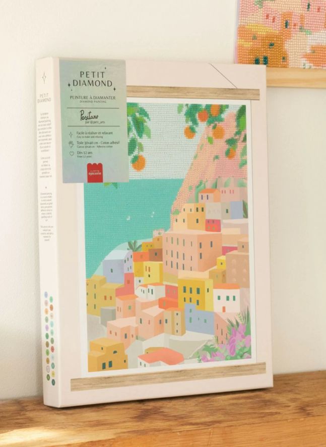 Kit de Diamond painting - Positano par Petra Lidze