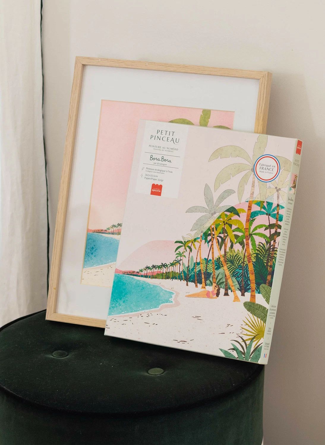 Numbered painting kit - Bora Bora by Tania Garcia- Product image n°5