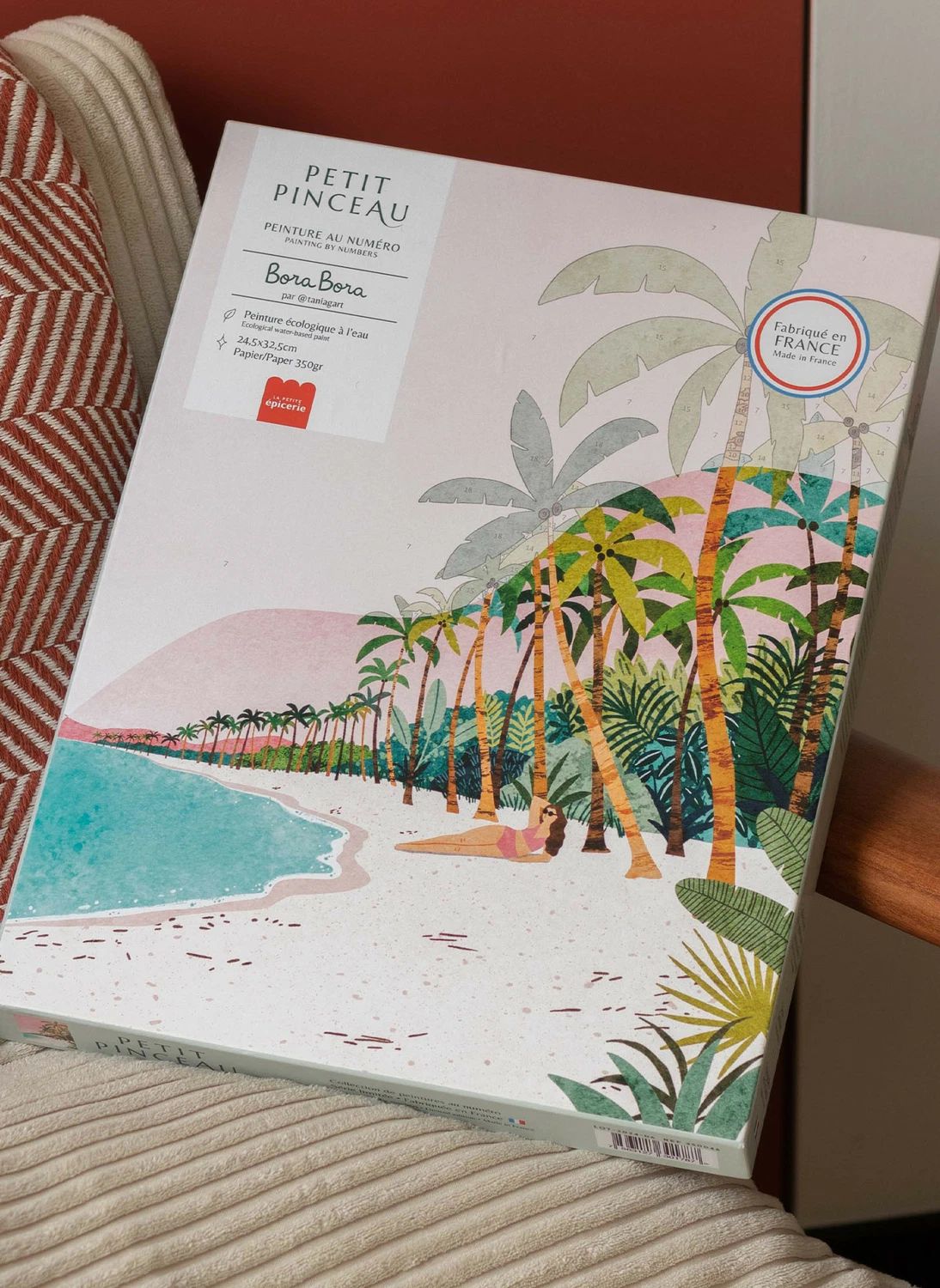 Numbered painting kit - Bora Bora by Tania Garcia- Product image n°4