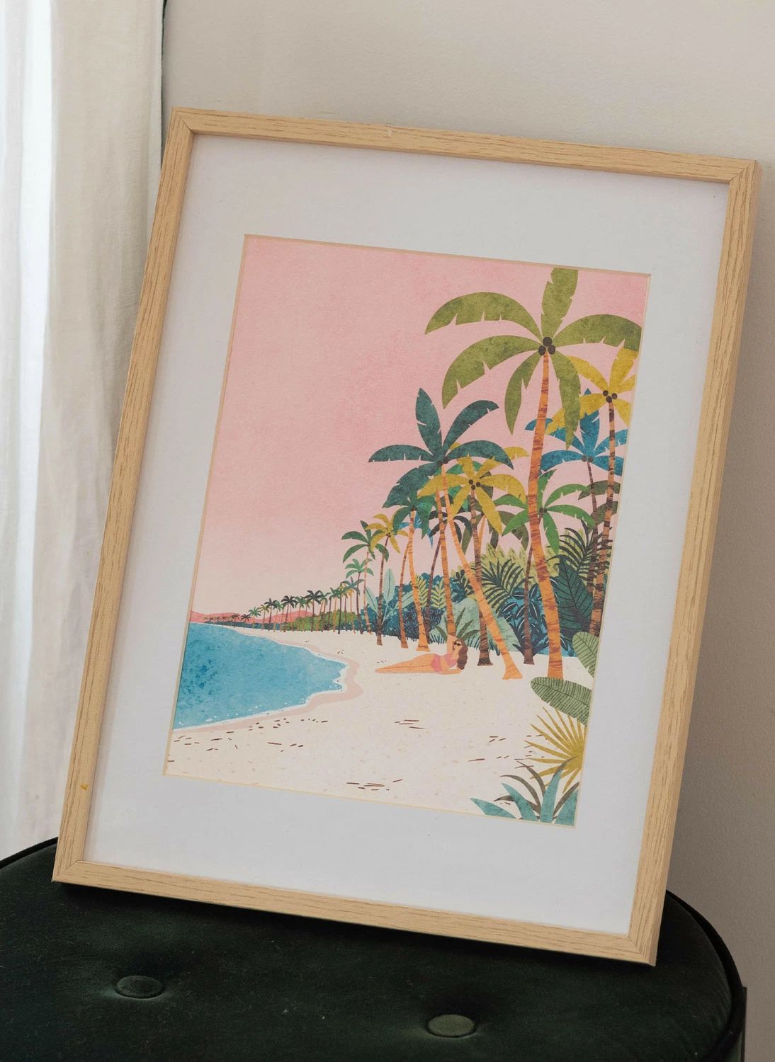 Numbered painting kit - Bora Bora by Tania Garcia- Product image n°1