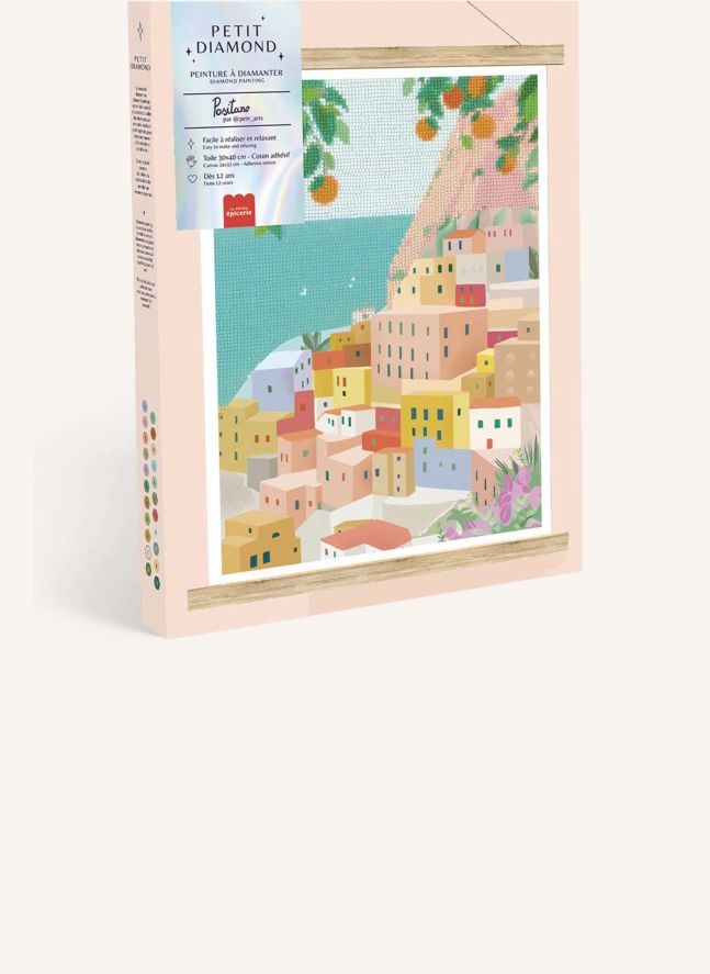 Kit de Diamond painting - Positano par Petra Lidze