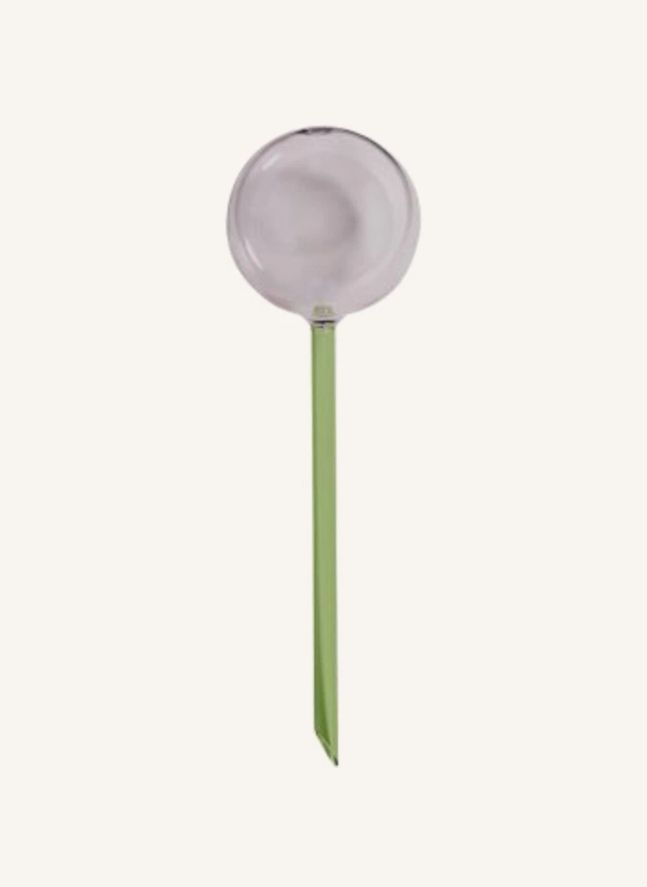 Globe d'arrosage en verre Flora  | Rose