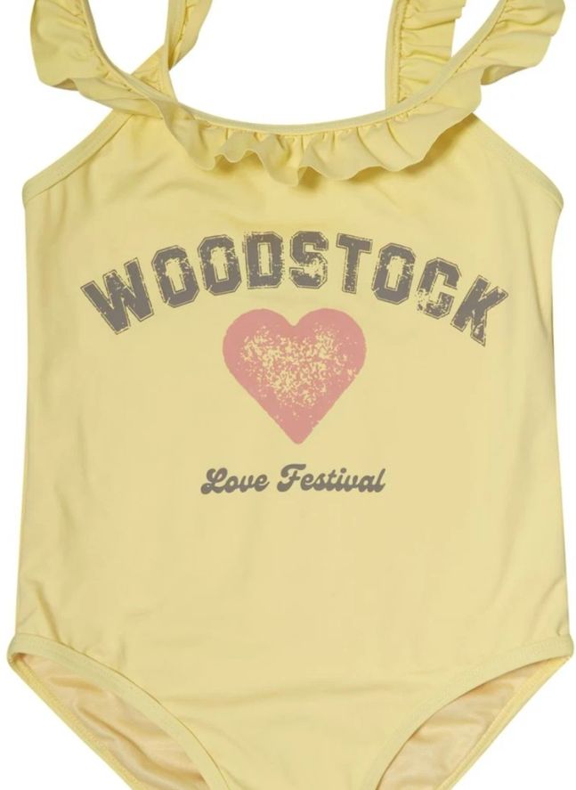 Traje de baño Woodstock | Amarillo