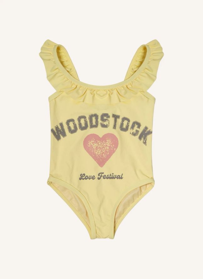 Traje de baño Woodstock | Amarillo