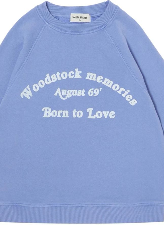 Sudadera Woodstock | Azul
