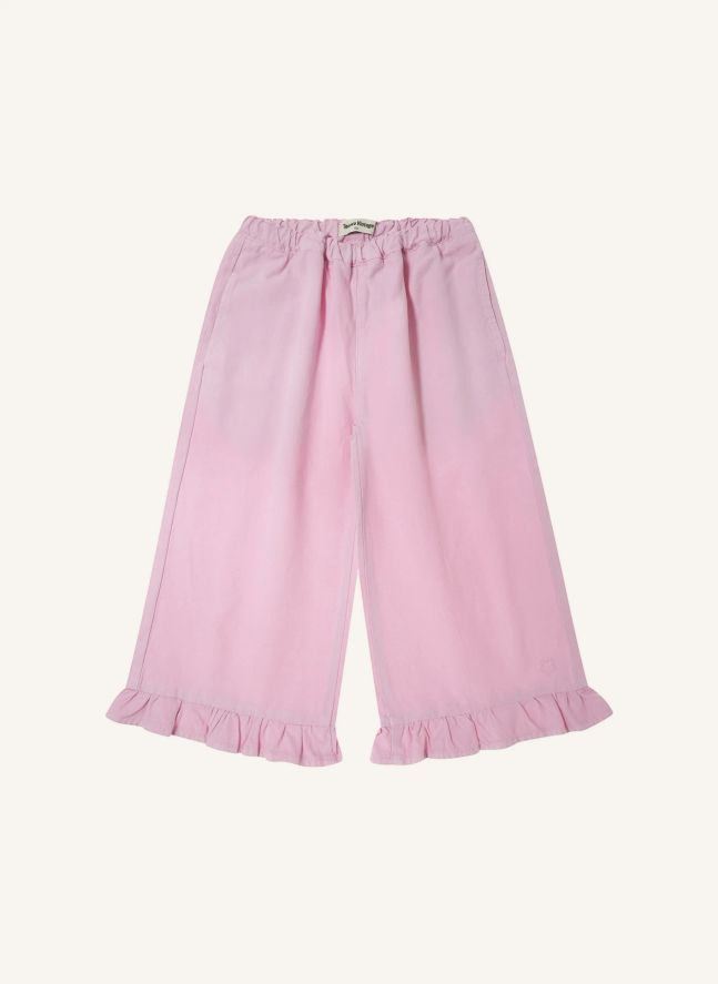 Pantalones con volantes | Lila