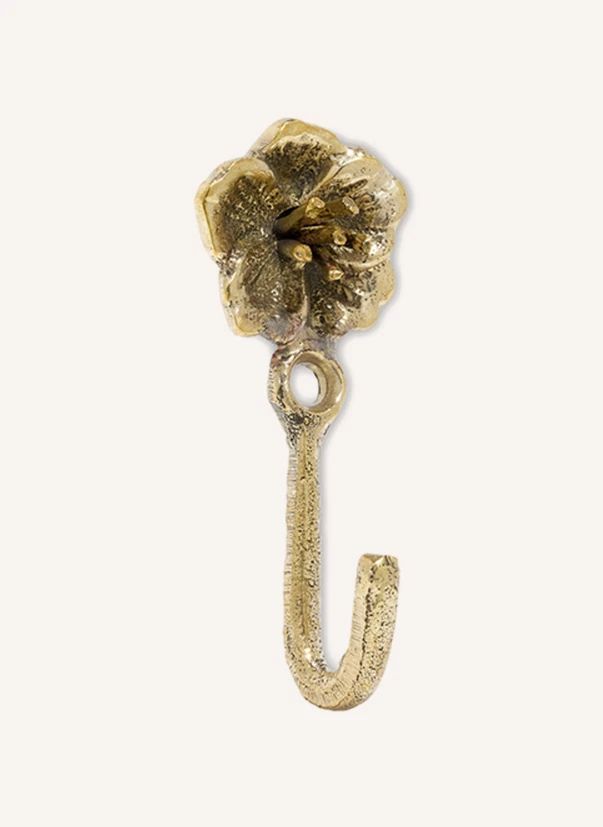Percha Maisie Flower | Latón